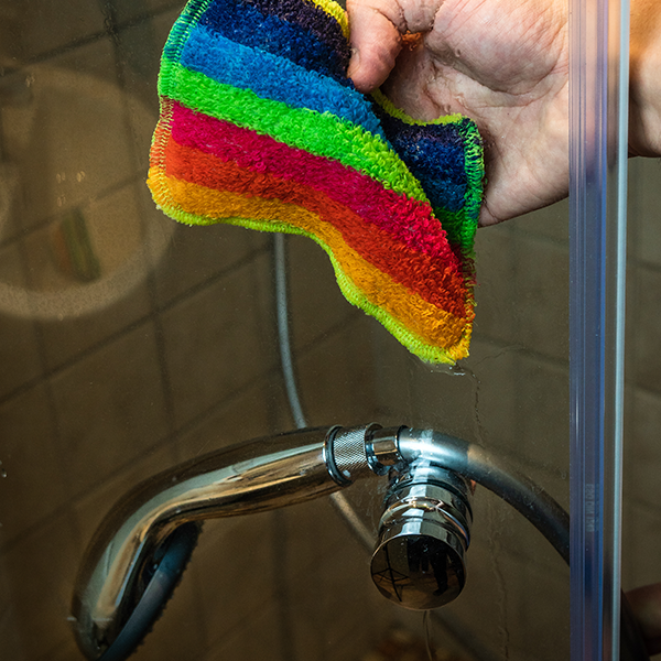 Rainbow Scrubby kratzt nicht auf Glas